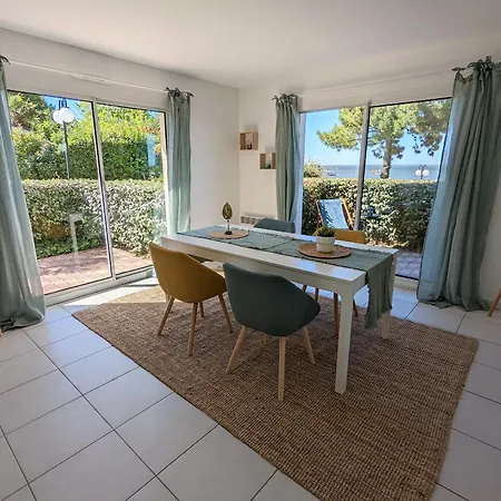 Spacieux T3 Rdc 75m², 2 Terrasses, Acces Plage, Vue Bassin, Parking, Quartier Aiguillon - Fr-1-420-117 Apartment *