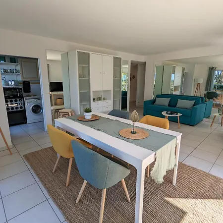 Spacieux T3 Rdc 75m², 2 Terrasses, Acces Plage, Vue Bassin, Parking, Quartier Aiguillon - Fr-1-420-117 Arcachon